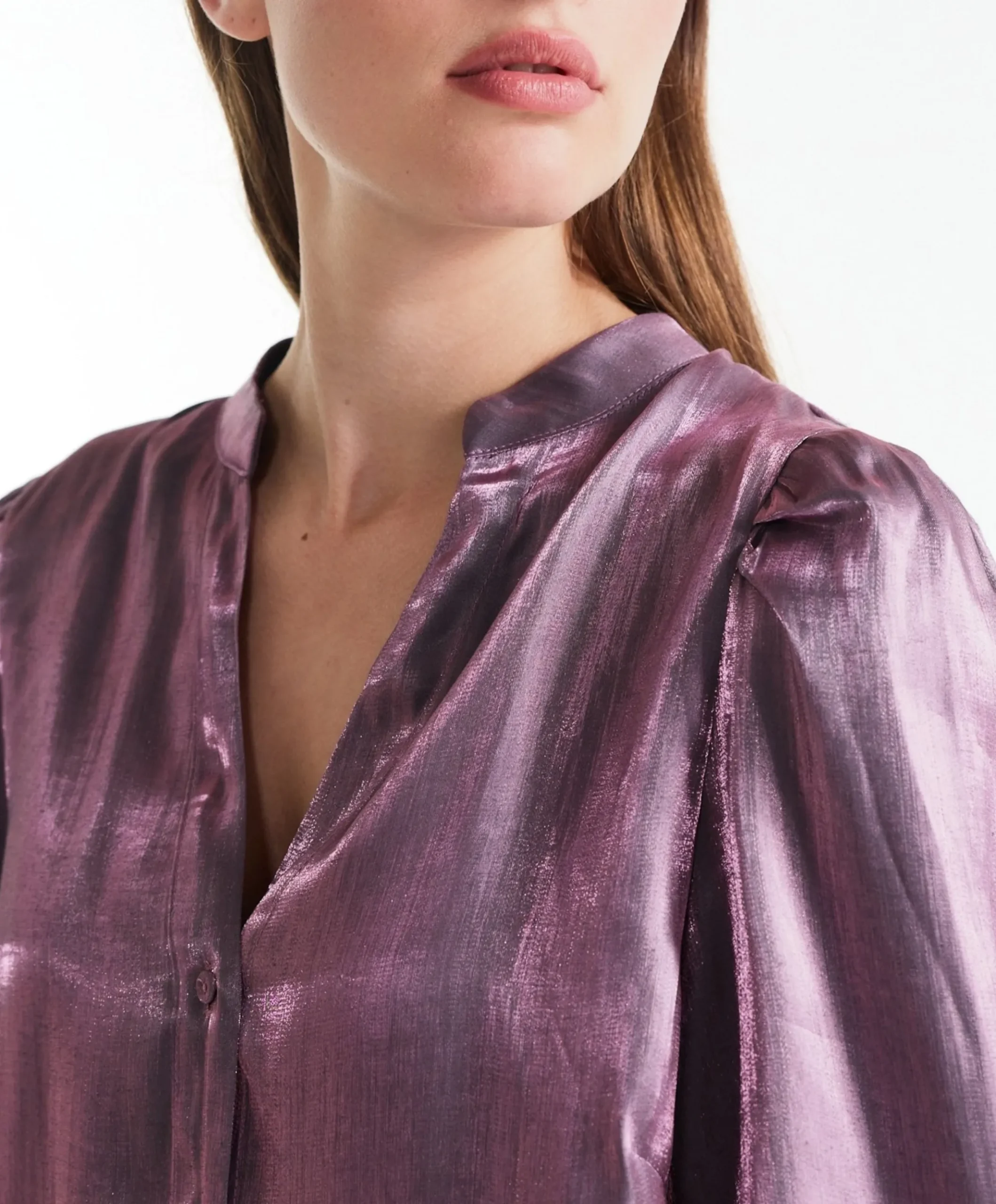 Dames blouse paars