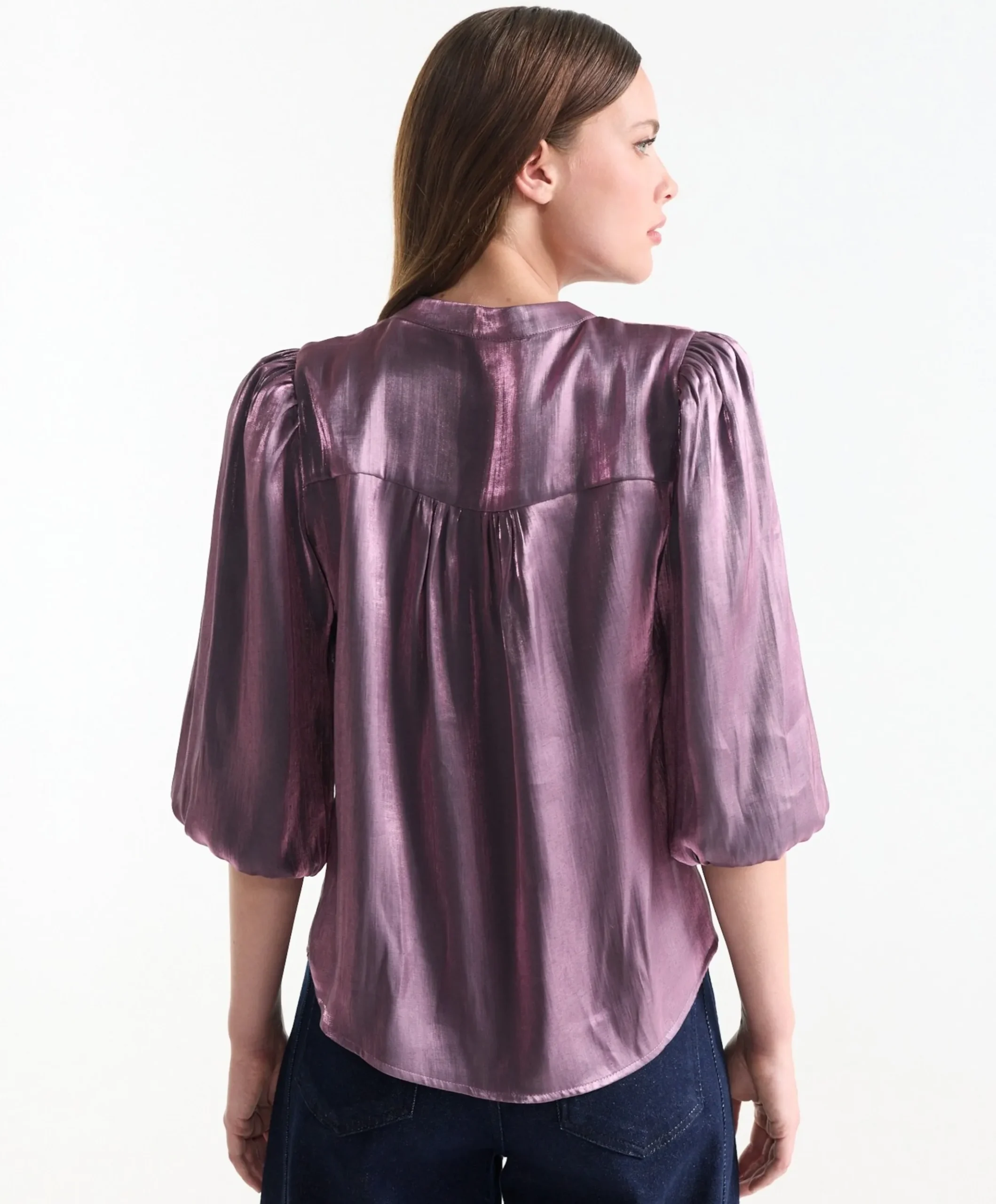 Dames blouse paars