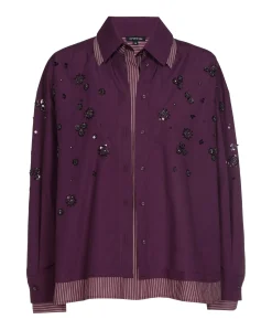 Dames blouse paars
