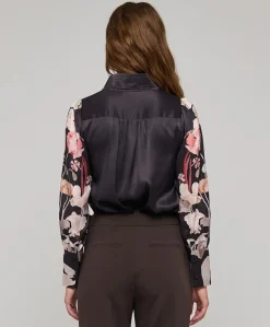 Dames blouse paars
