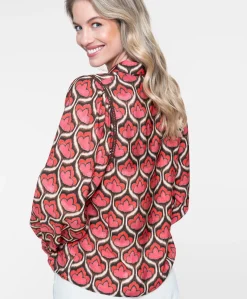 Dames blouse rood