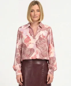 Dames blouse rood