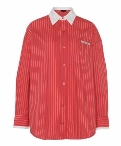 Dames blouse rood