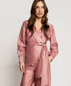 Dames blouse roze