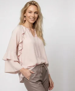 Dames blouse roze