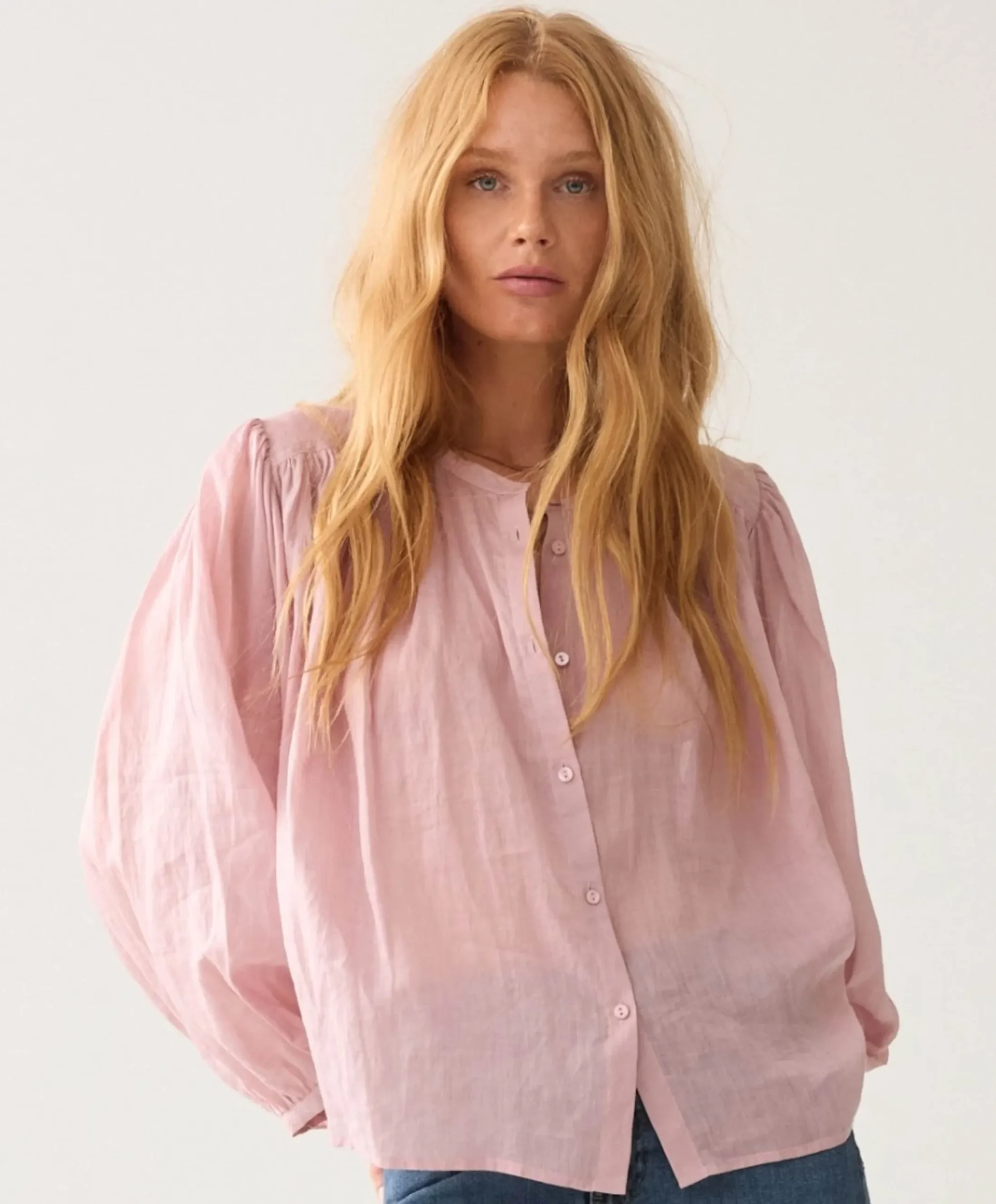 Dames blouse roze