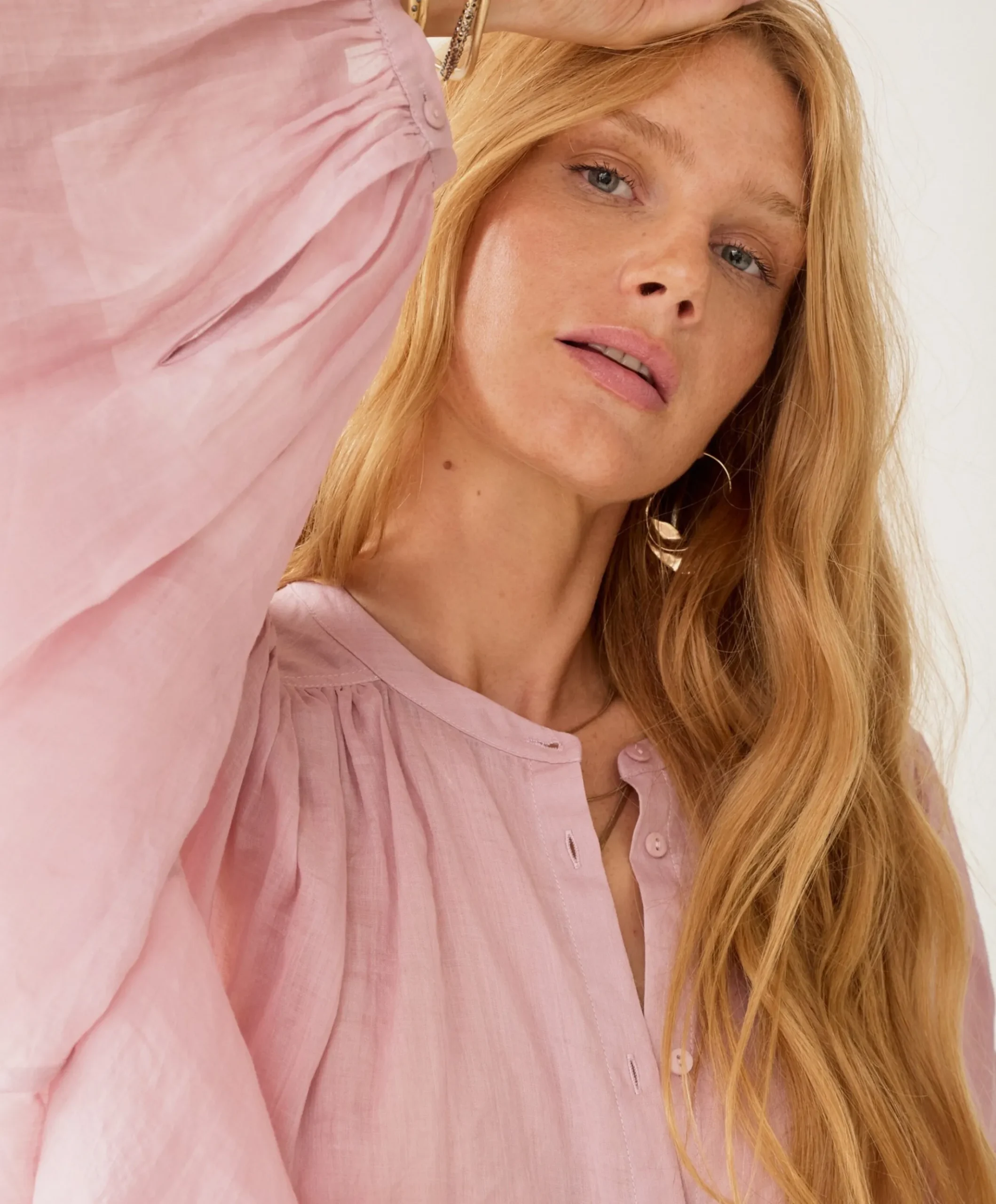 Dames blouse roze
