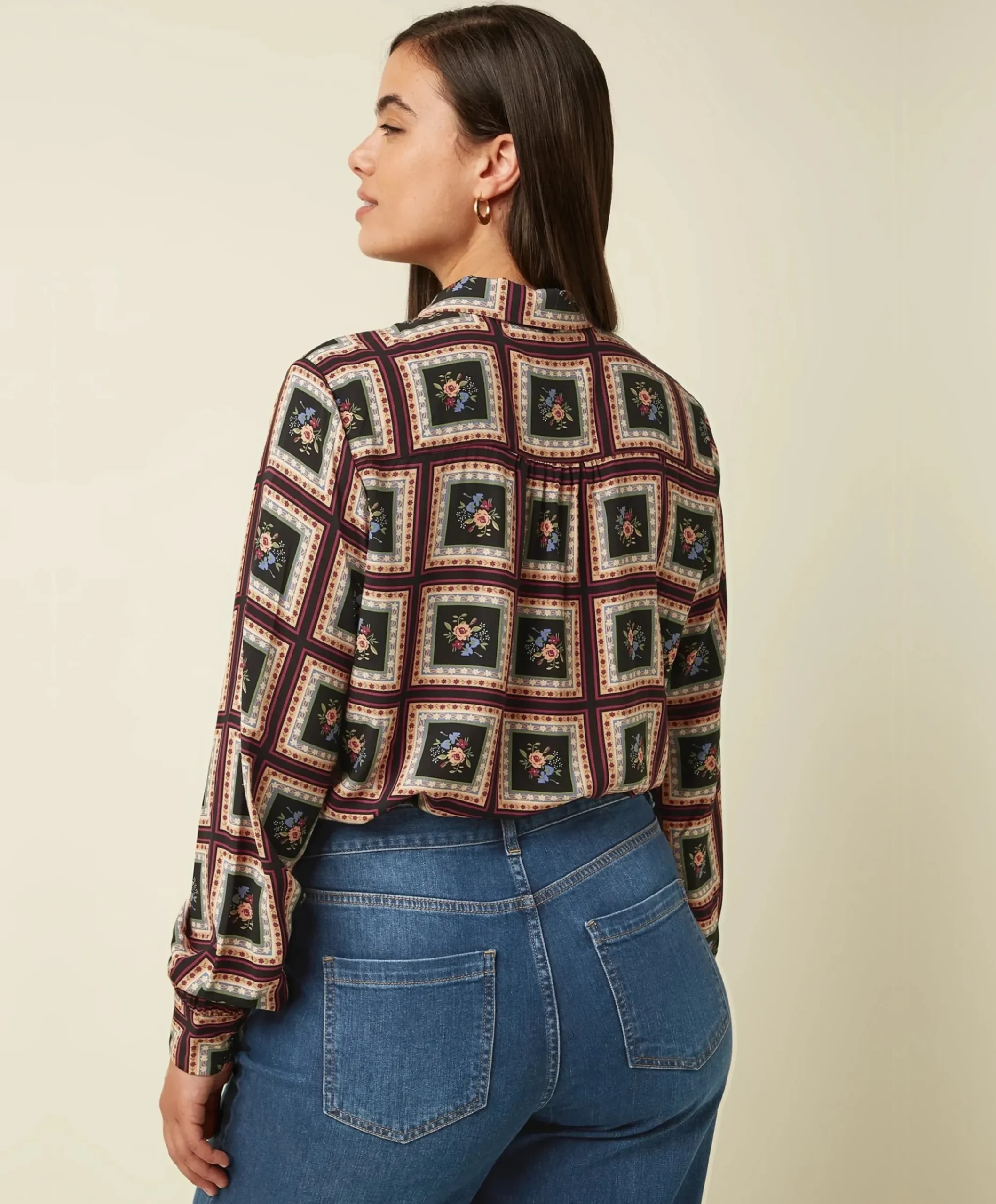 Dames blouse zwart