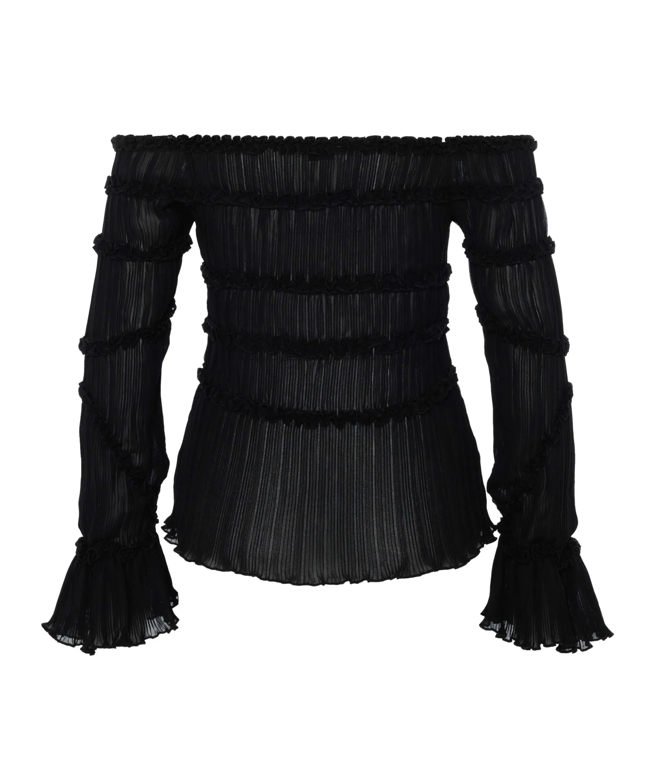Dames blouse zwart