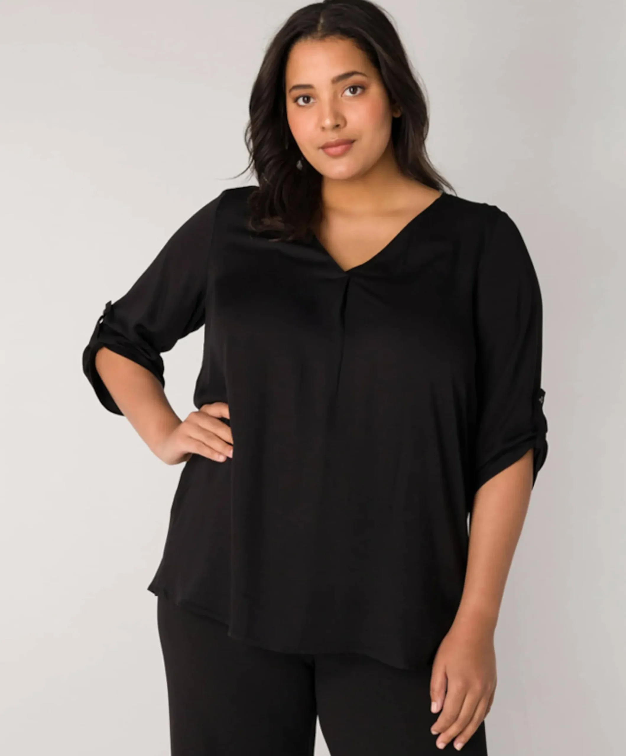 Dames blouse zwart