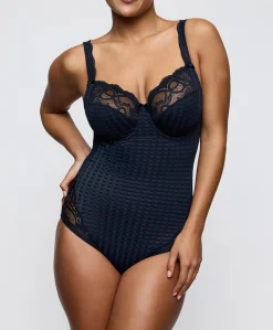 Dames body blauw