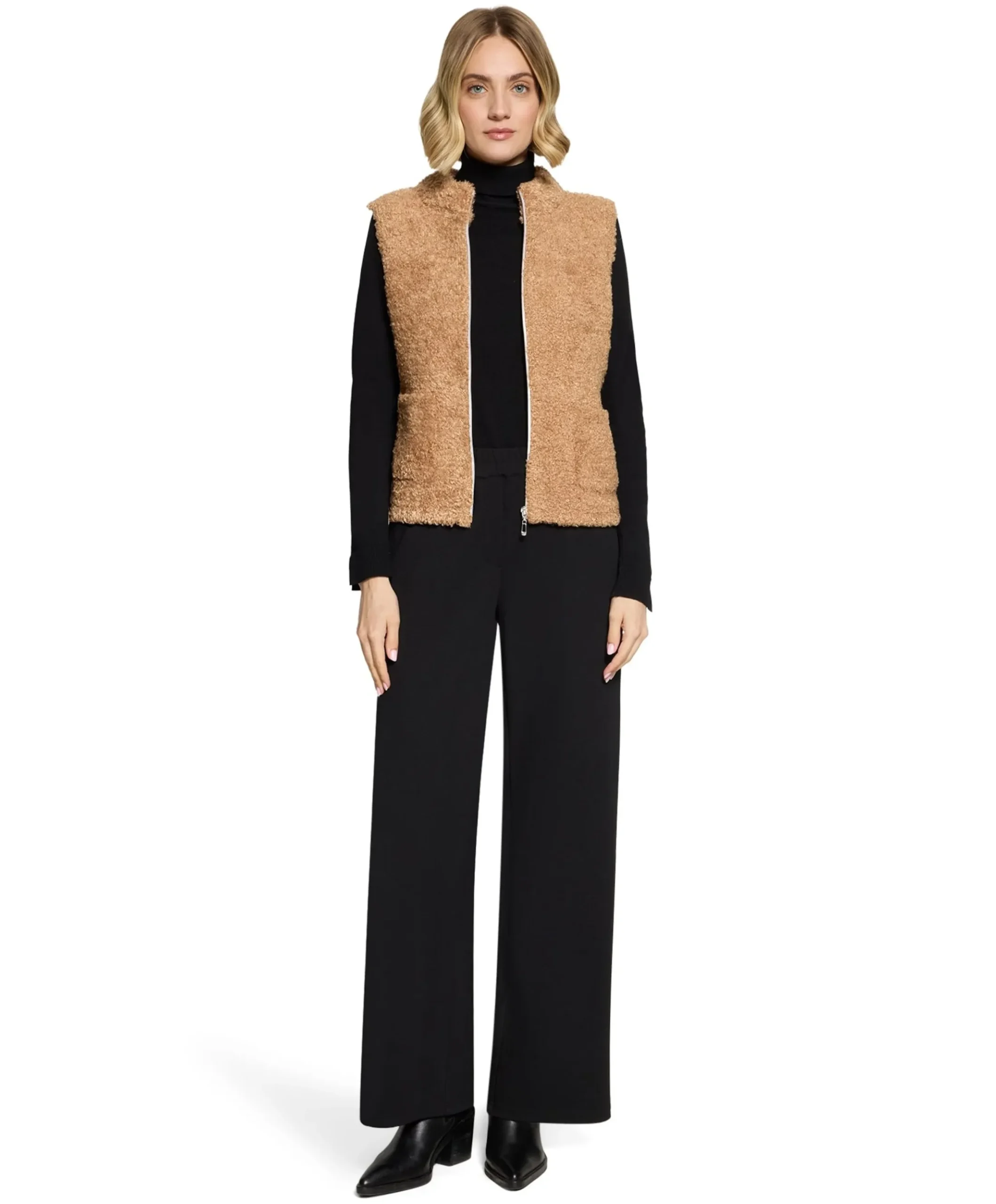 Dames bodywarmer beige