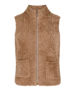 Dames bodywarmer beige