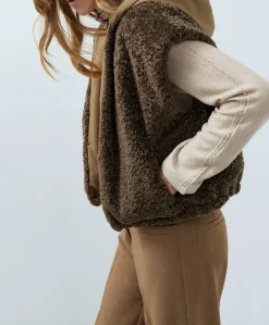Dames bodywarmer bruin