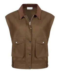 Dames bodywarmer groen