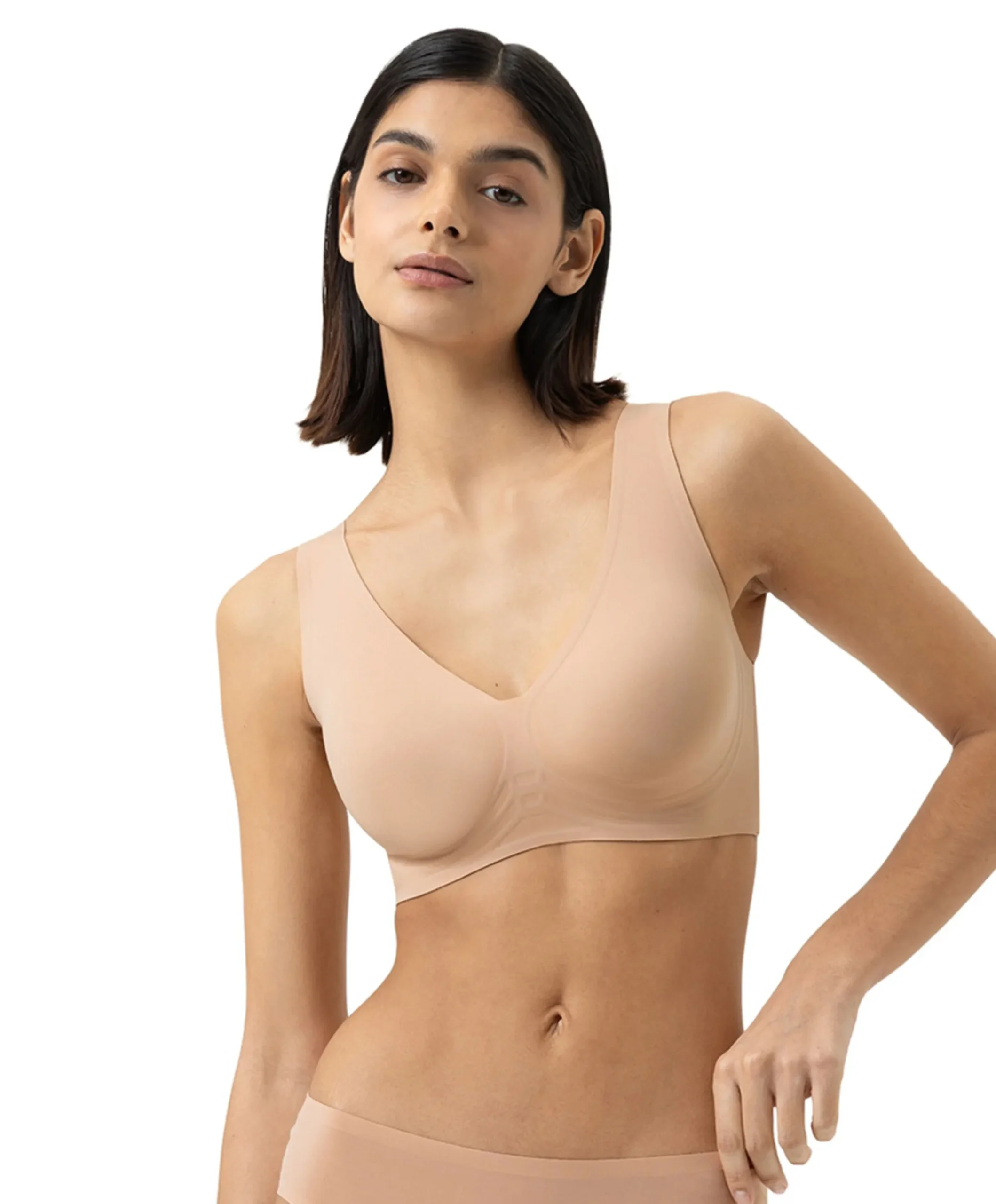 Dames bralette beige