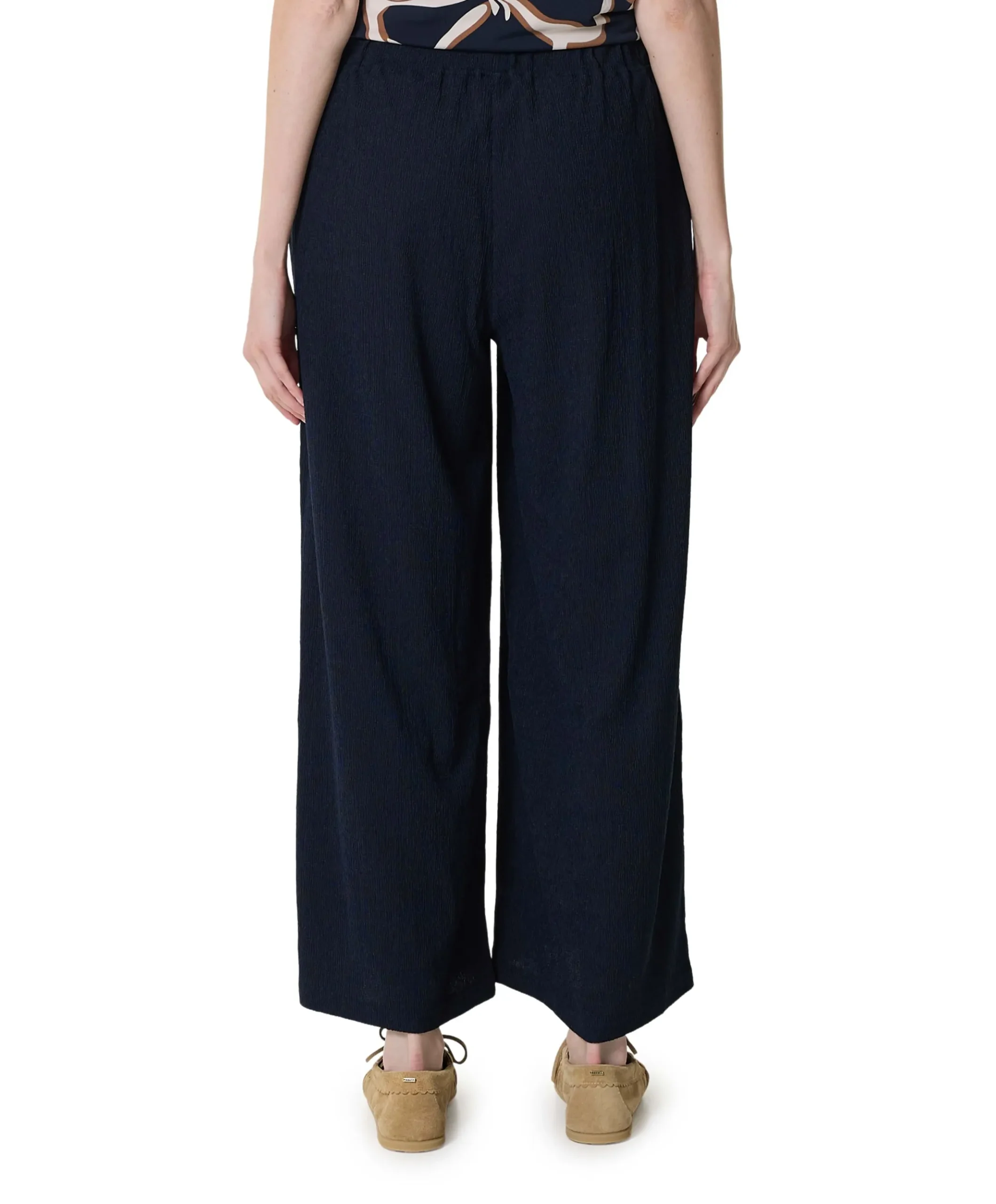dames broek blauw