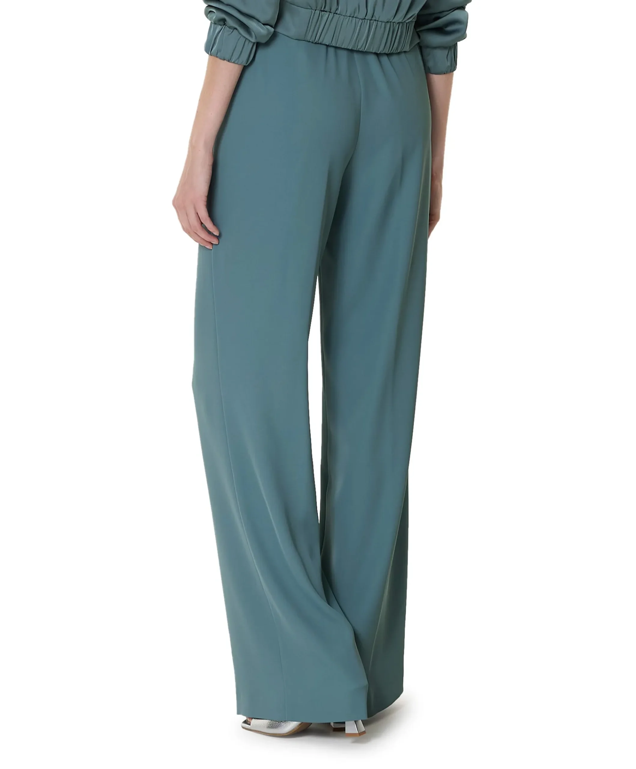 dames broek blauw