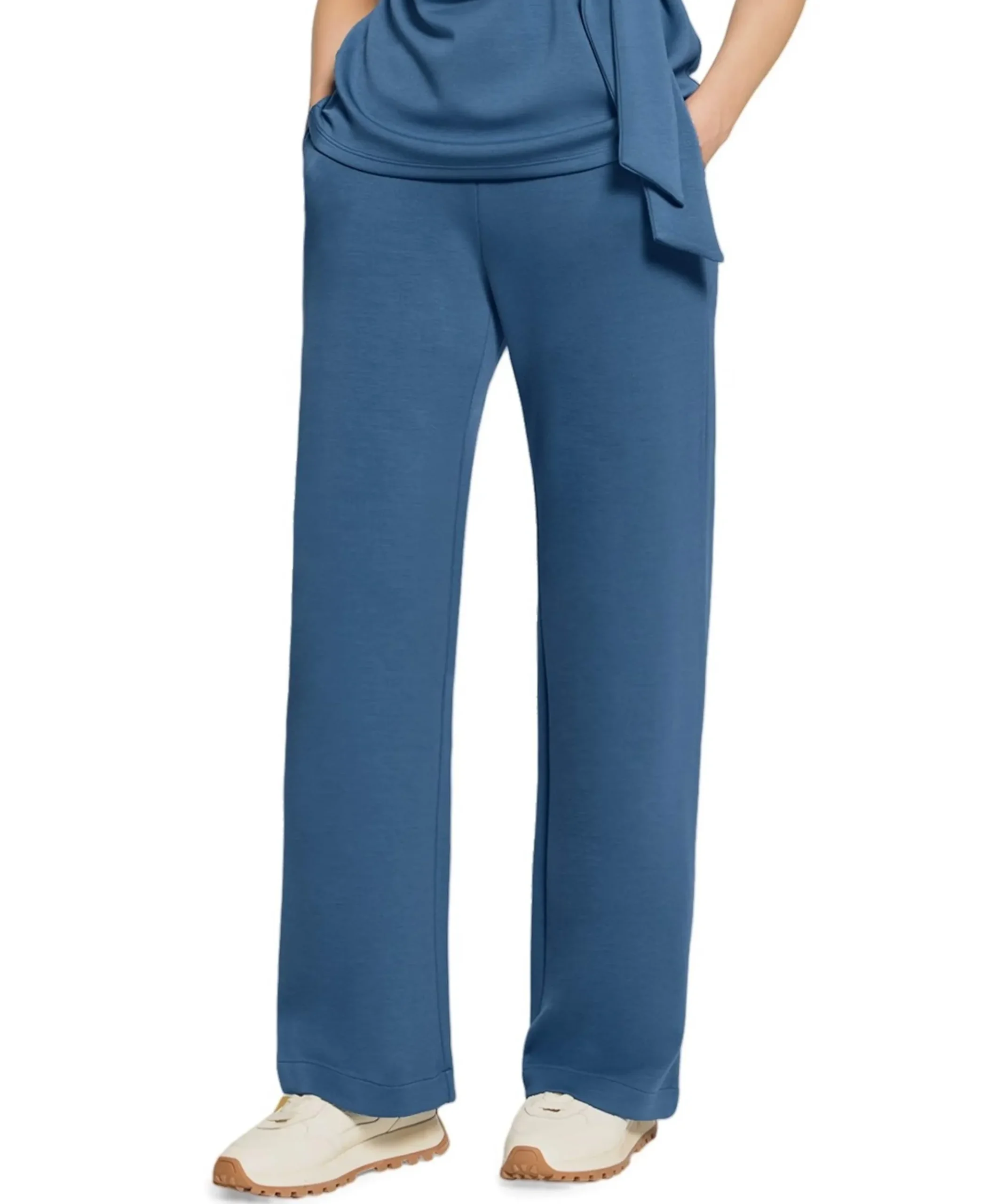 dames broek blauw