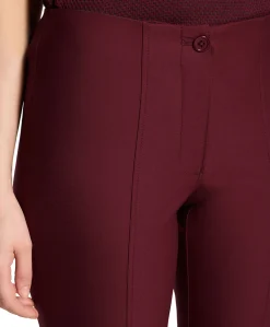 7/8 dames broek bordeaux