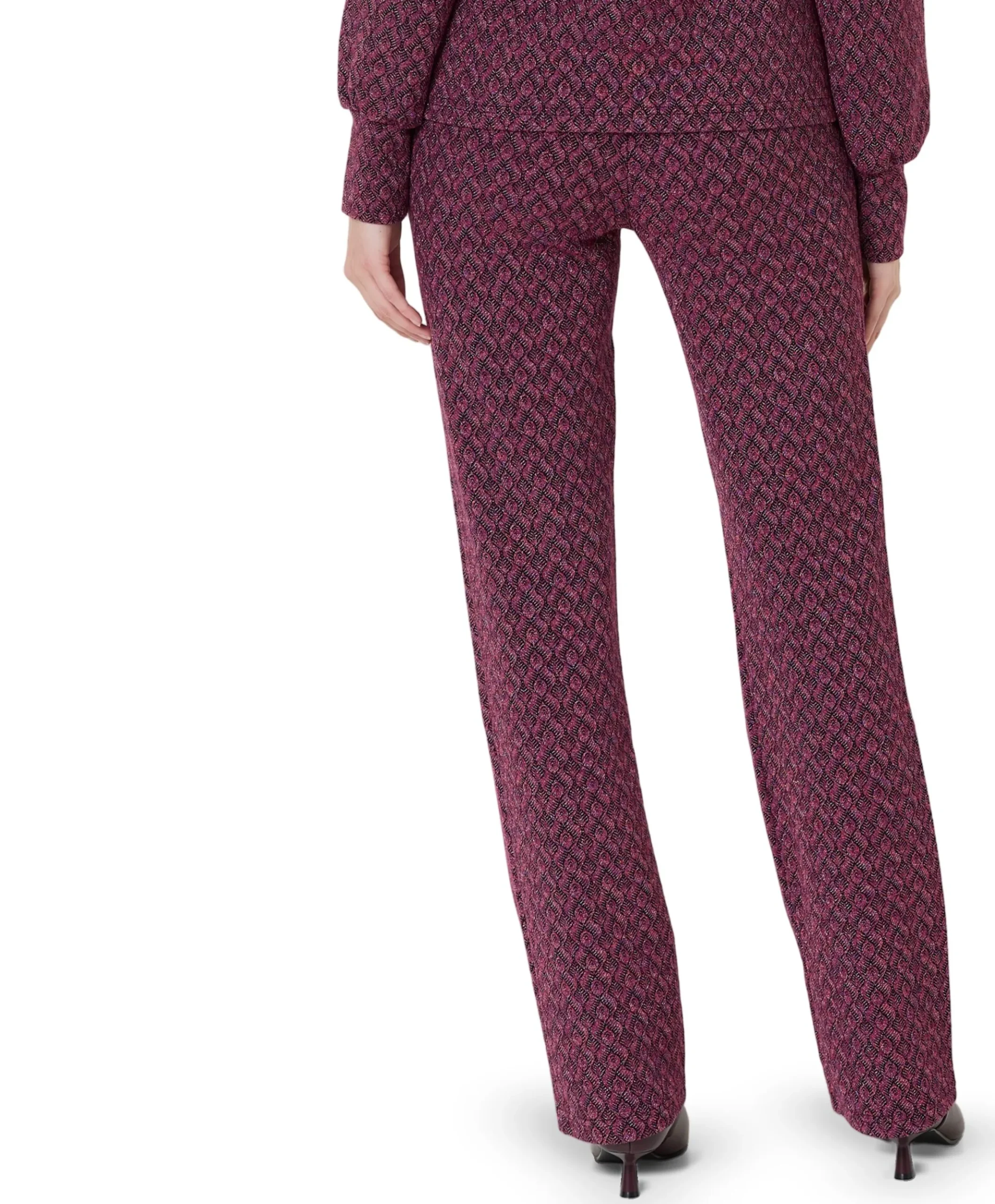 Dames broek bordeaux