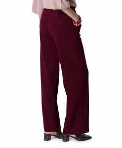 dames broek bordeaux