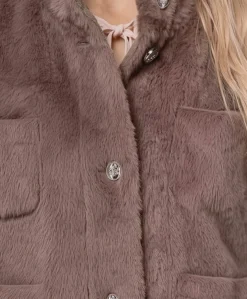 Dames cape beige