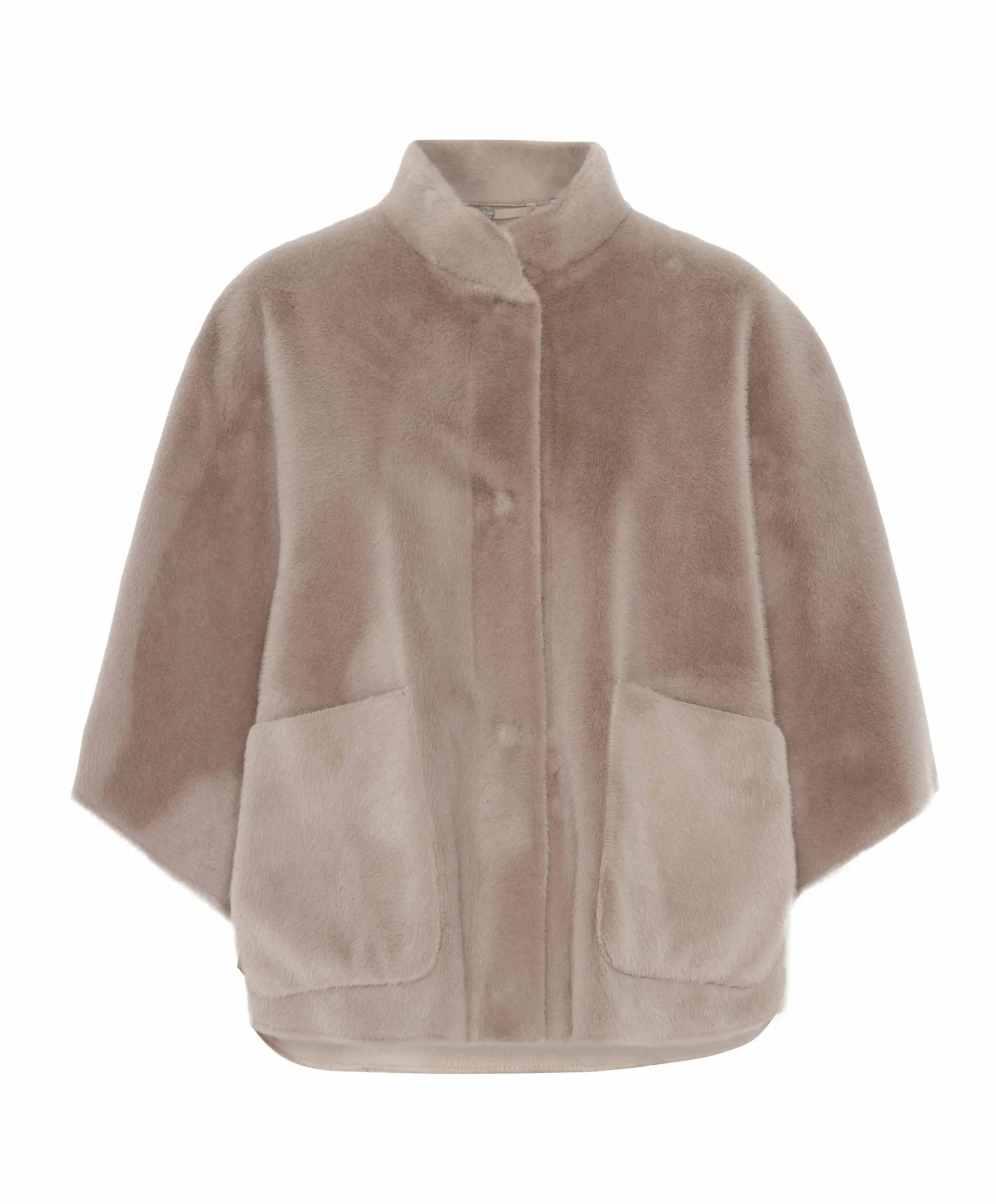 Dames cape beige
