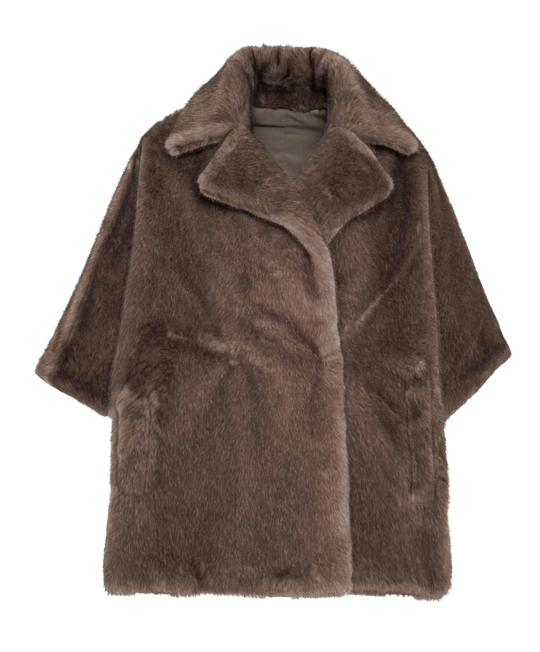 Dames cape bruin