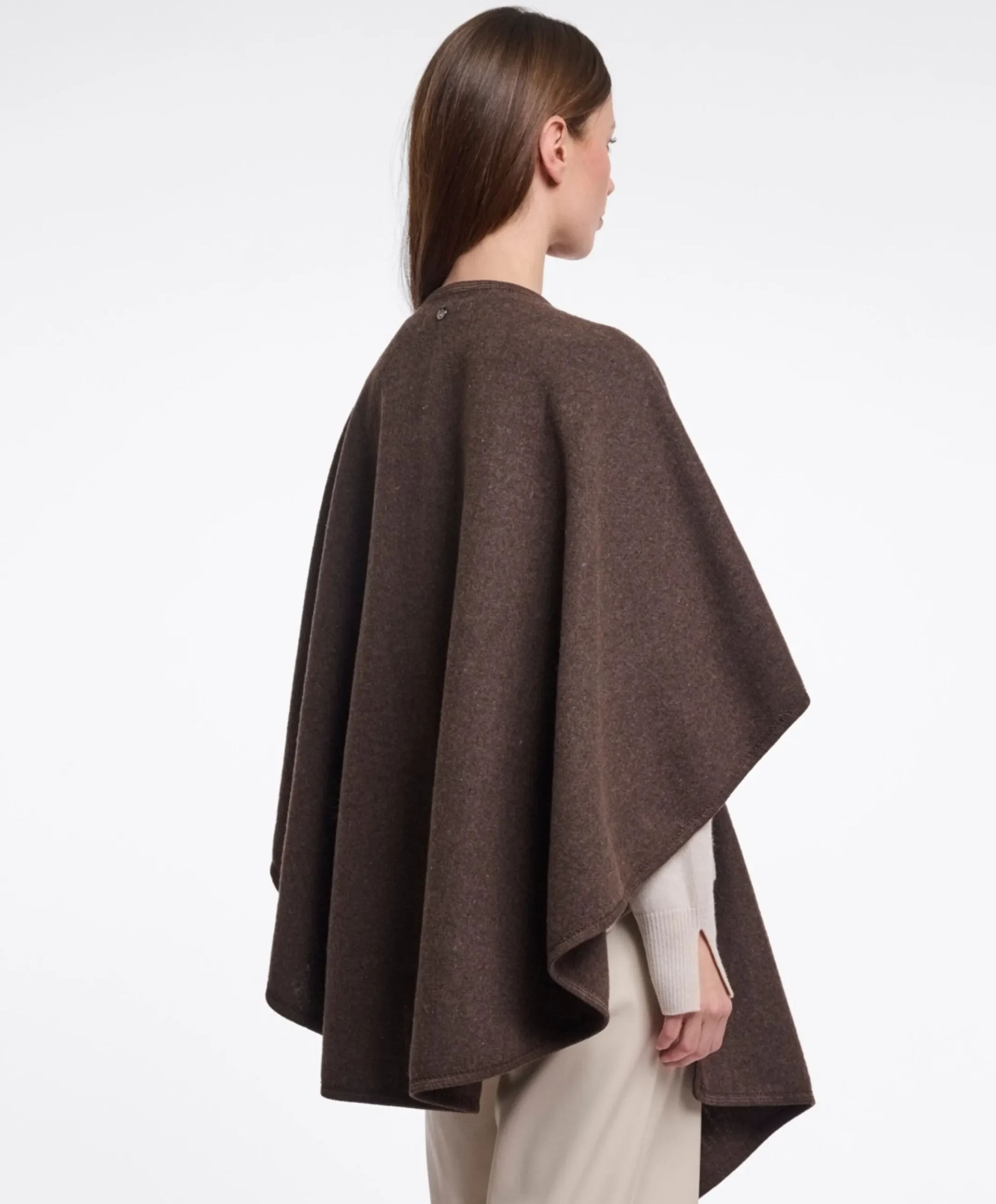 Dames cape bruin