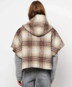 Dames cape ecru