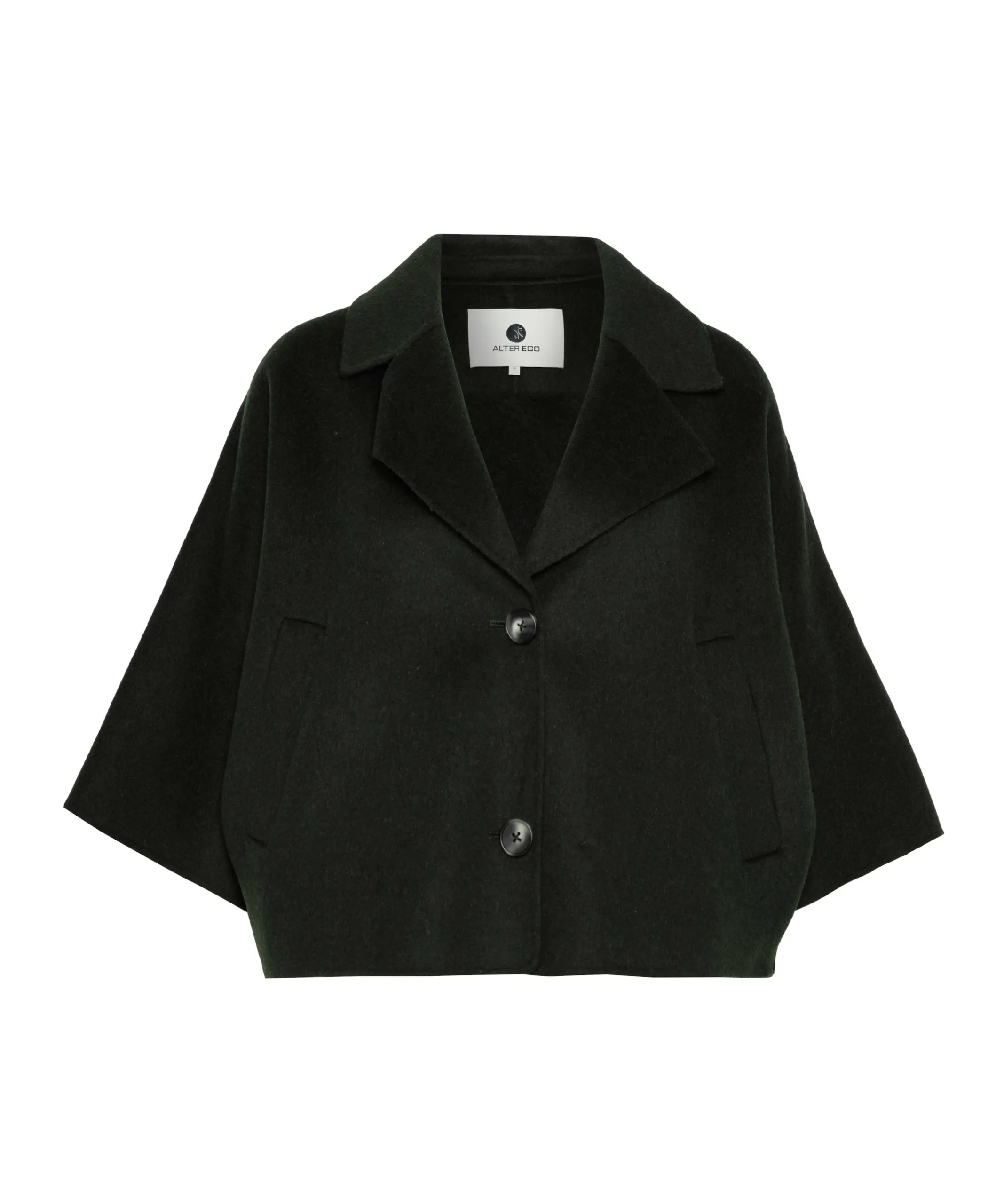 Dames cape groen