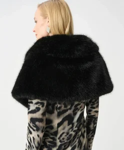 Dames cape zwart