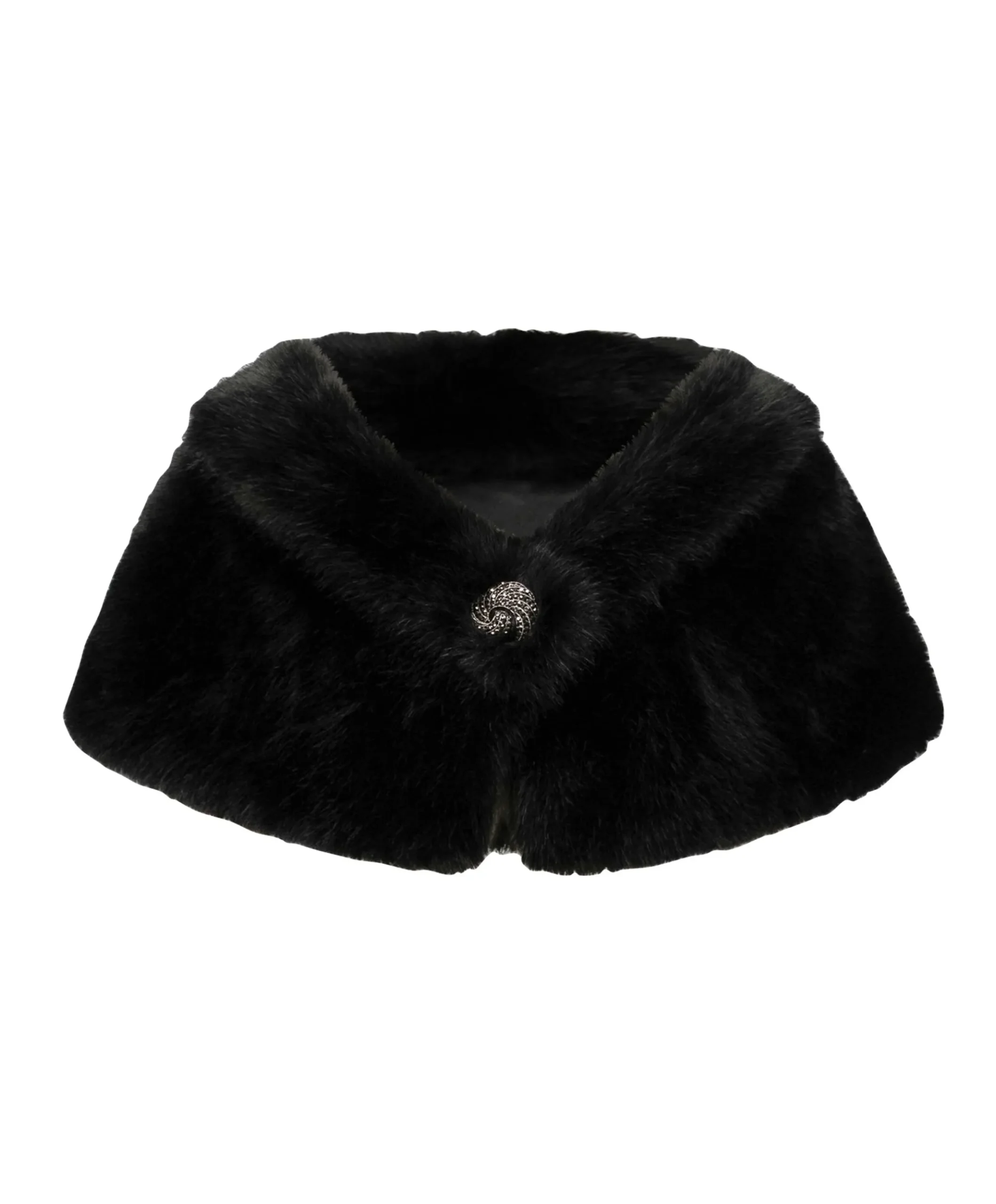 Dames cape zwart