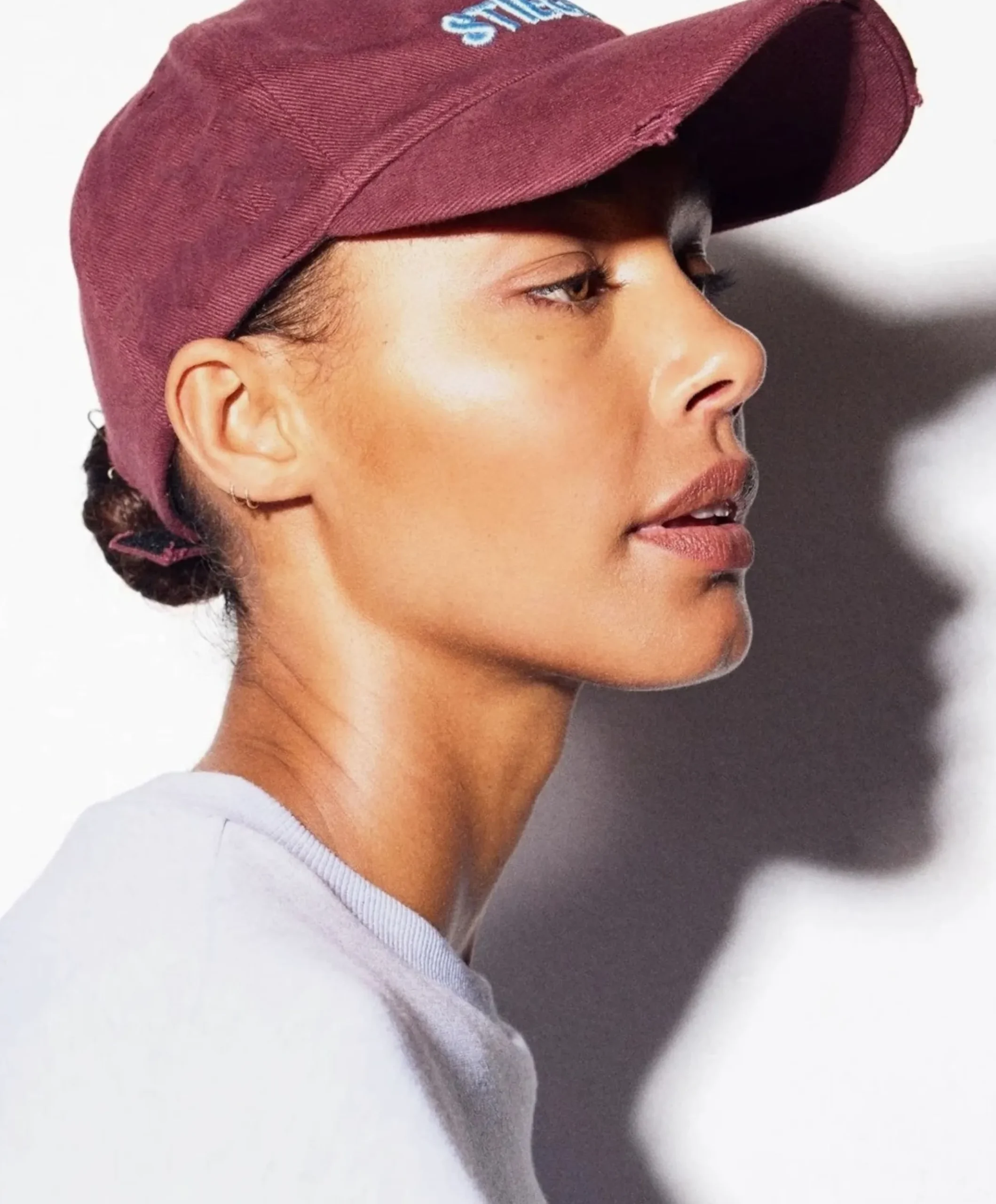 Dames cap rood