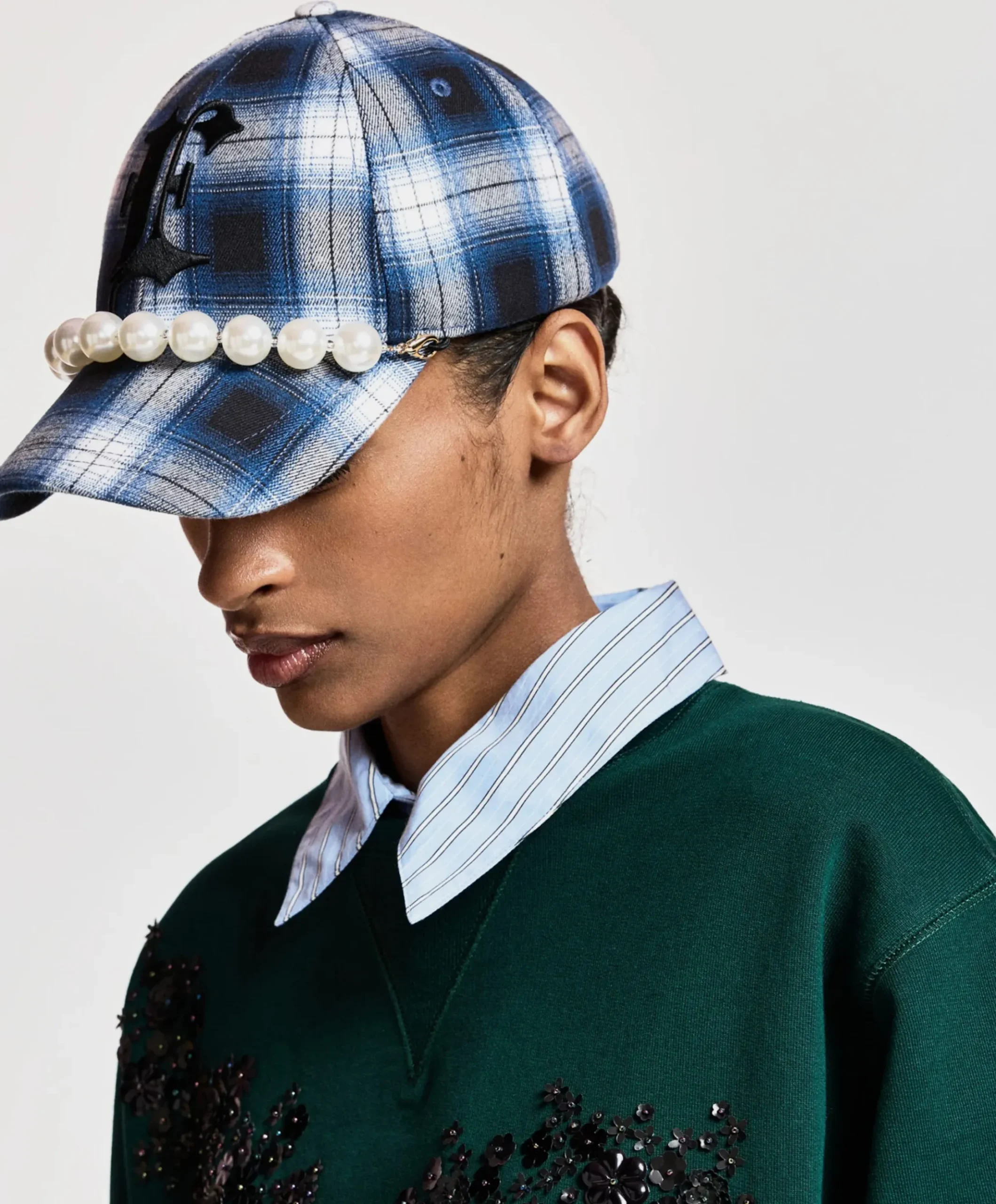 Dames cap zwart
