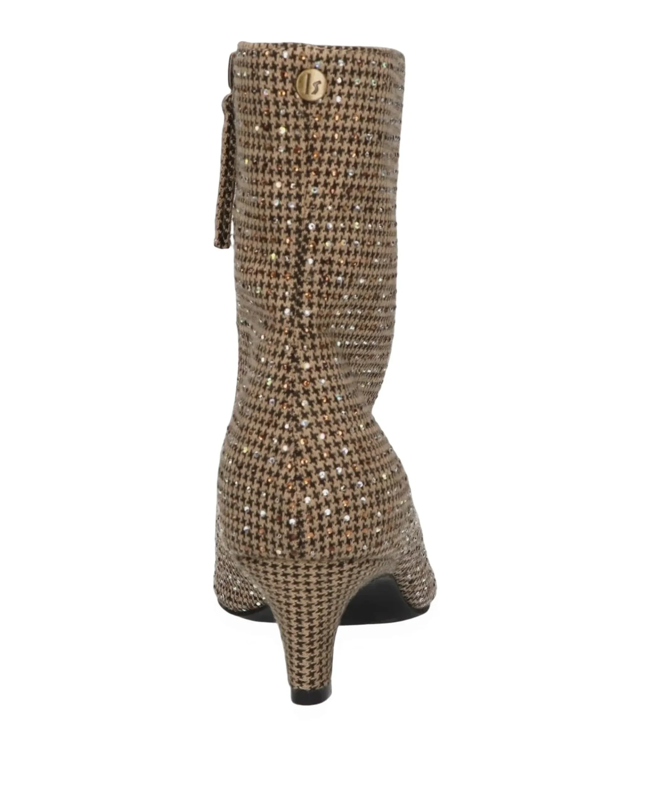 dames enkellaarzen beige