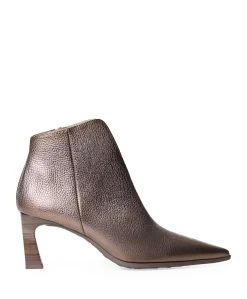 dames enkellaarzen beige