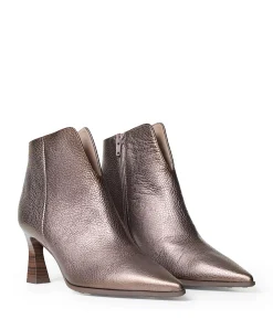 dames enkellaarzen beige