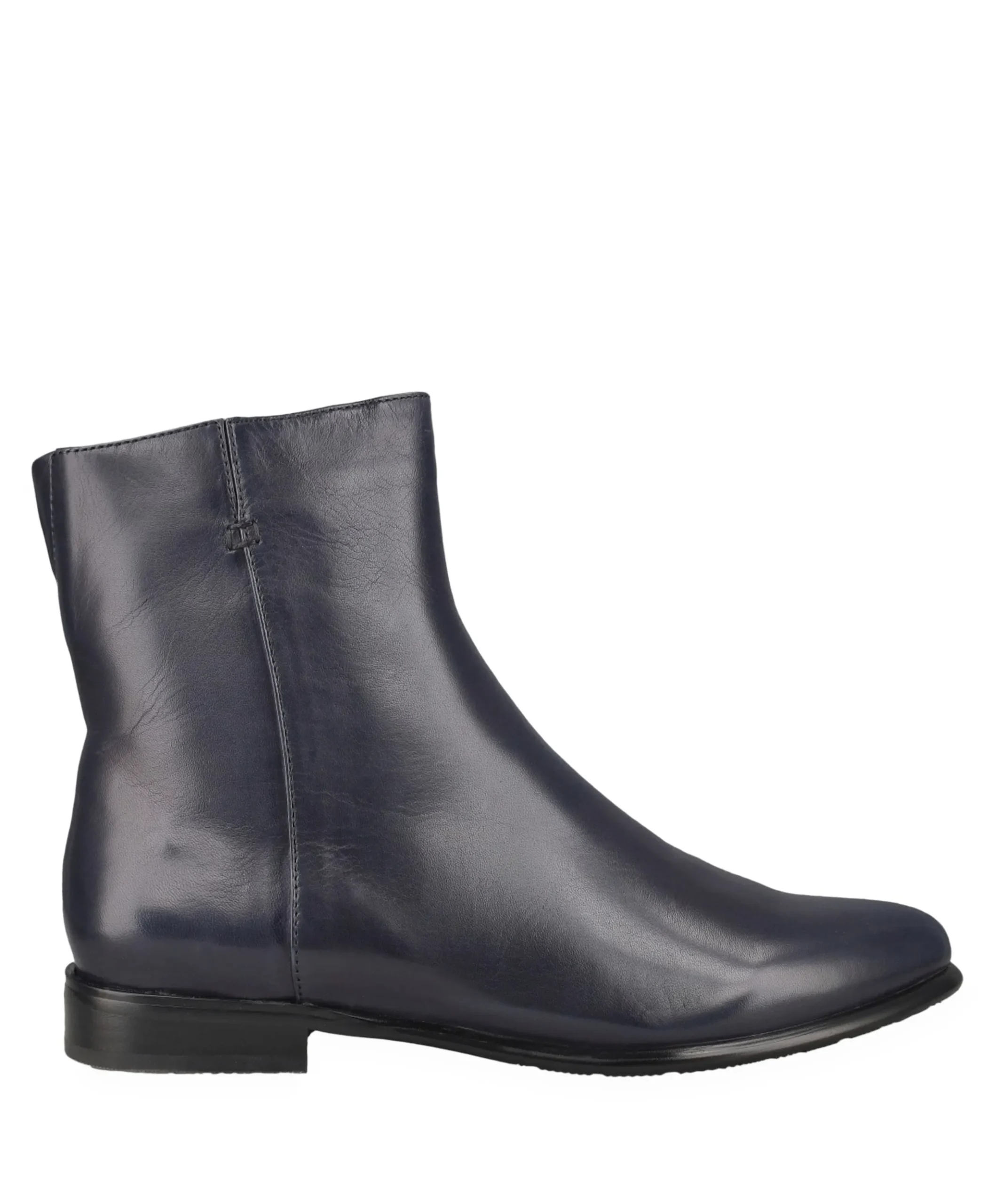 dames enkellaarzen blauw