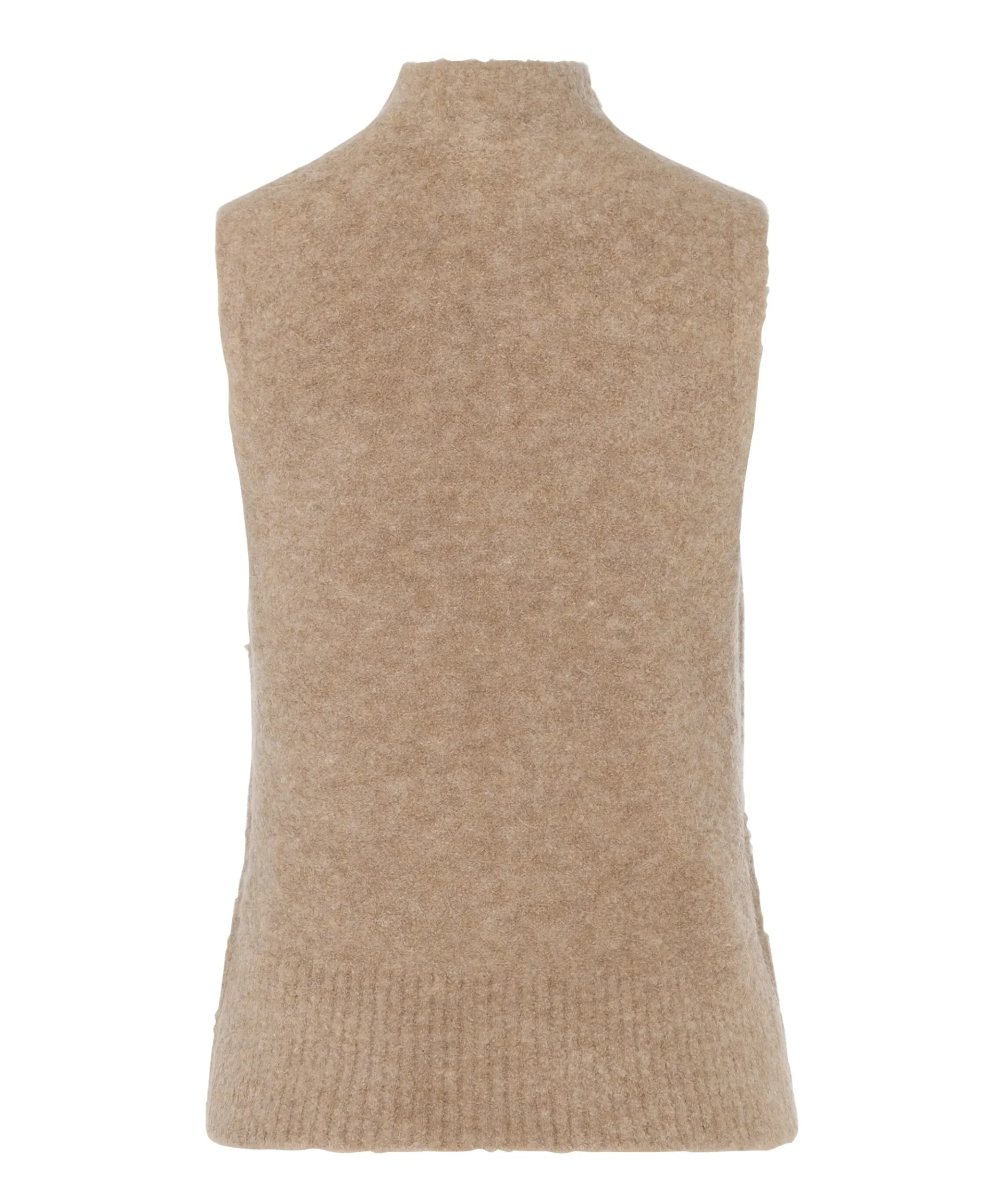 Dames gilet beige
