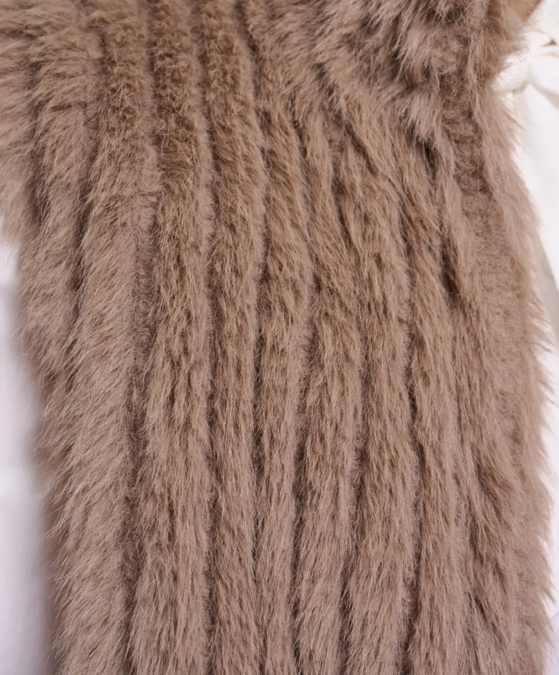 Dames gilet beige