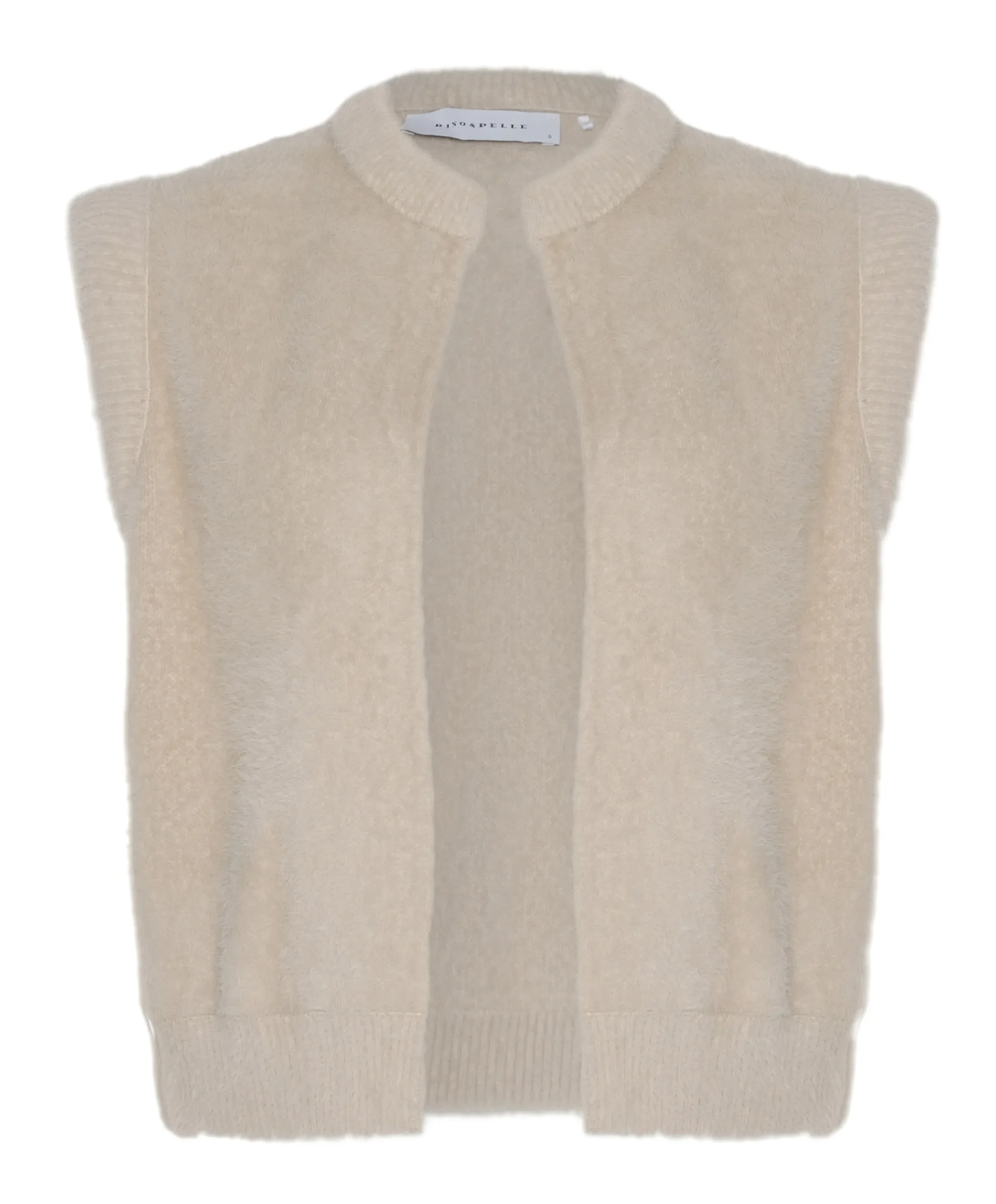 Dames gilet beige