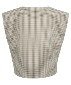 Dames gilet beige