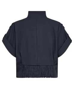 Dames gilet blauw