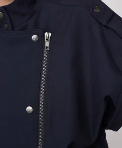 Dames gilet blauw