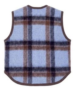 Dames gilet blauw