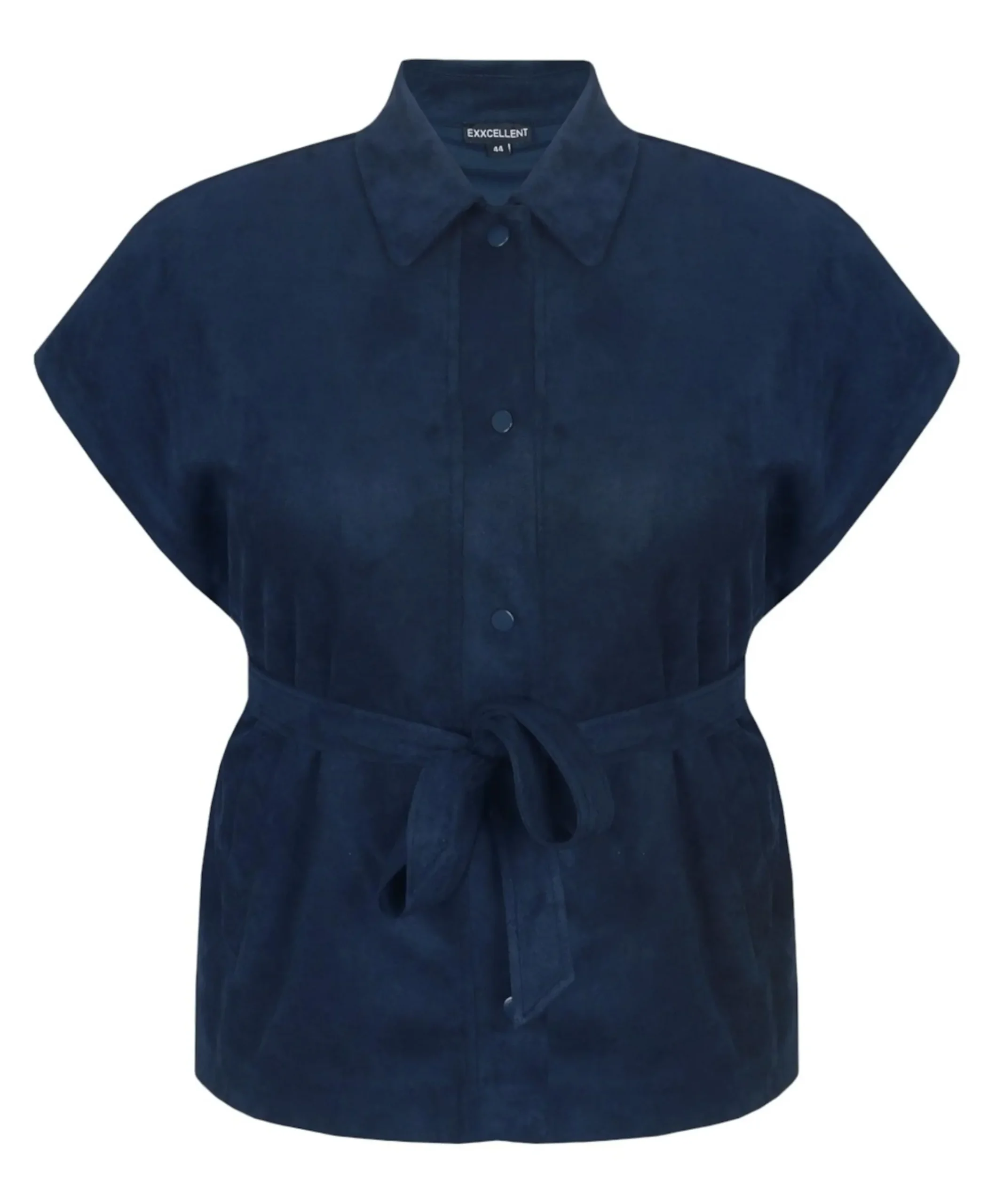 Dames gilet blauw