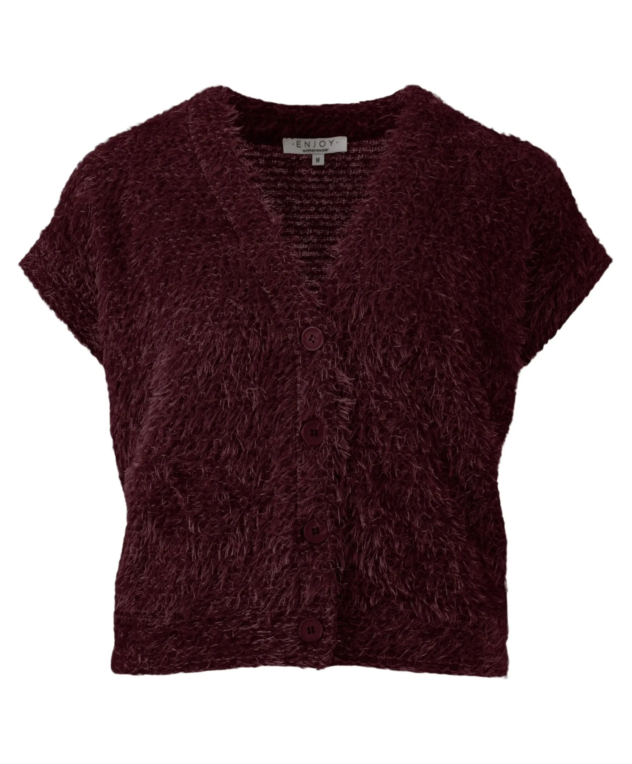 Dames gilet bordeaux