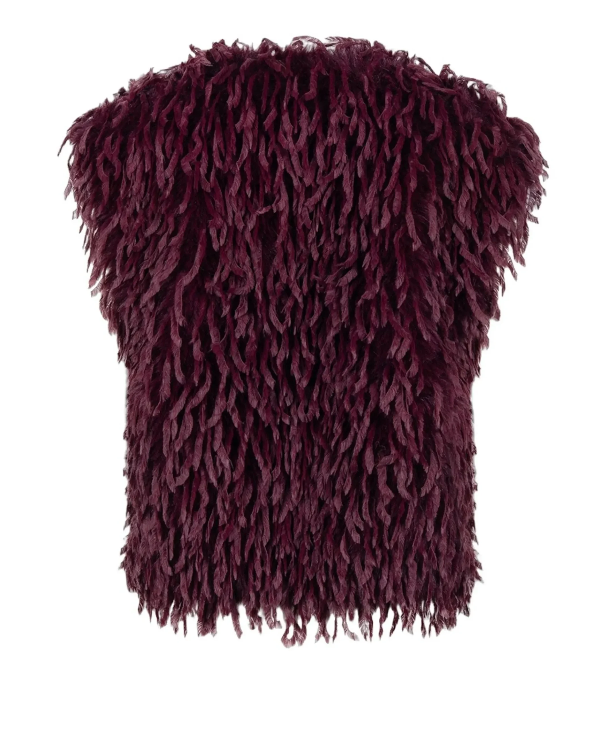 Dames gilet bordeaux